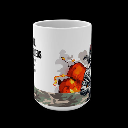 Ram Bow Military Coffee Mug