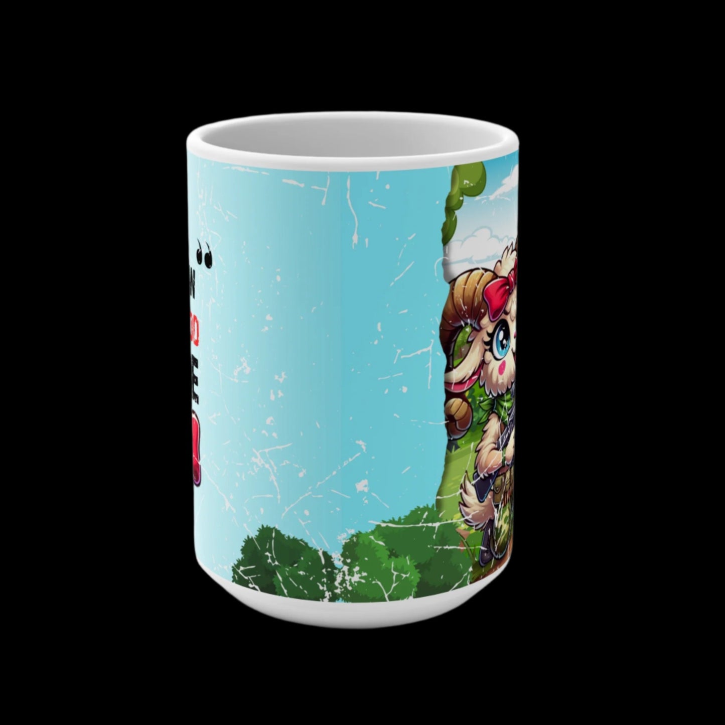 Ram Bow Cartoon Coffee Mug