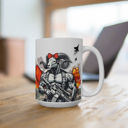 Ram Bow Military Coffee Mug