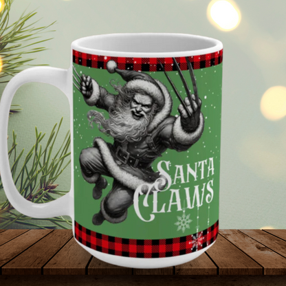 Santa Claws Coffee Mug